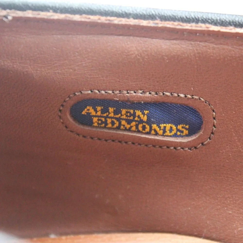 Allen Edmonds Manchester Sz 11M Men Wingtip Tassel Loafers Burgundy Leather